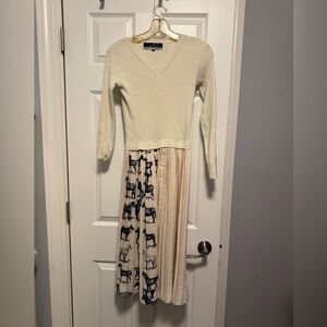 ADORBS horse sweater dress